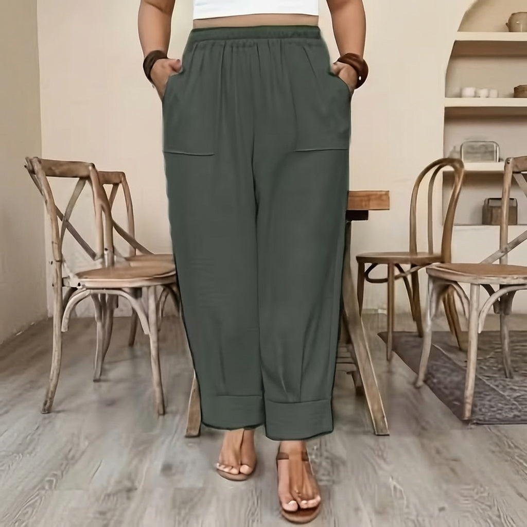 Mila Relaxed Linen Wide Leg Pants