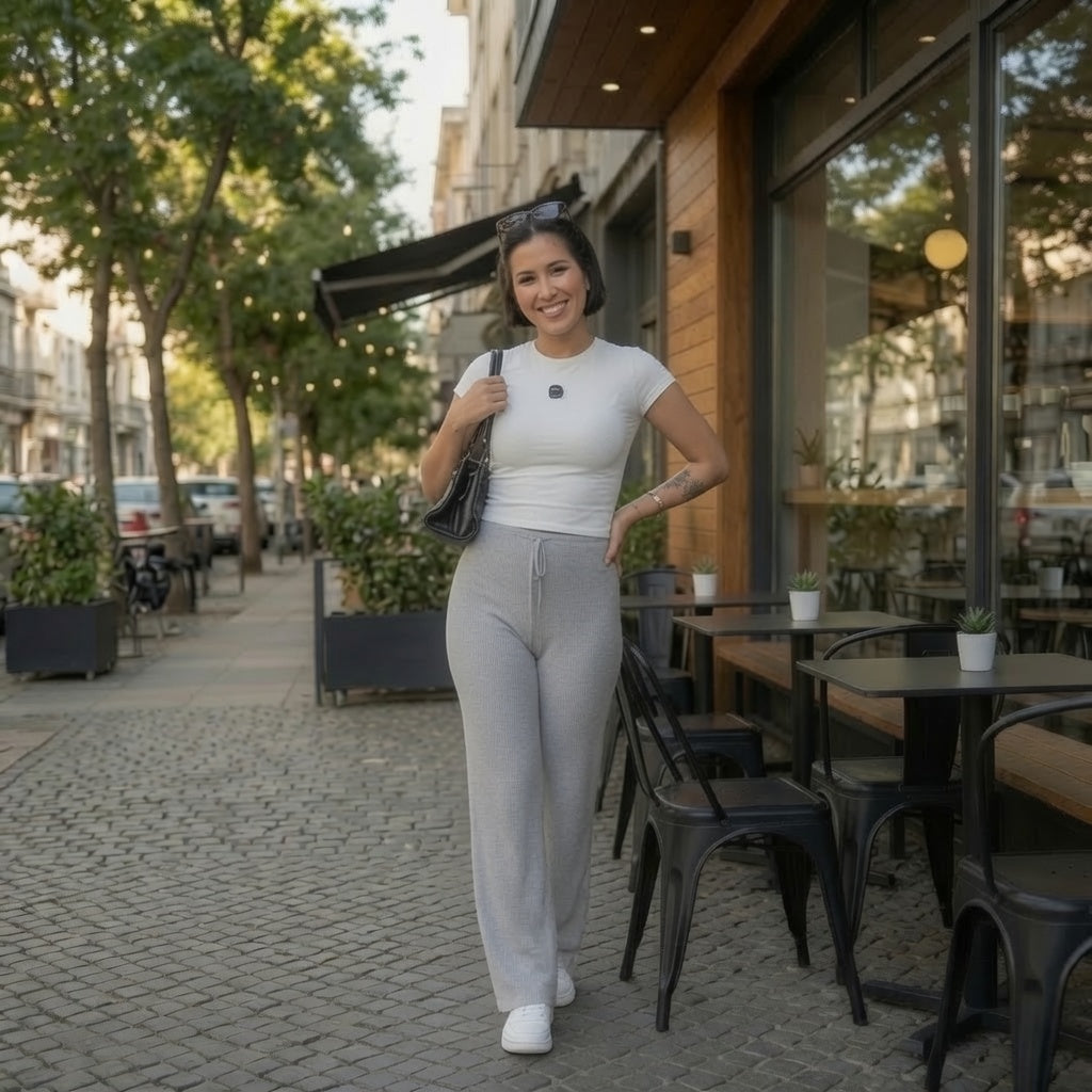 LunaEase™ High Waist Wide Leg Pants