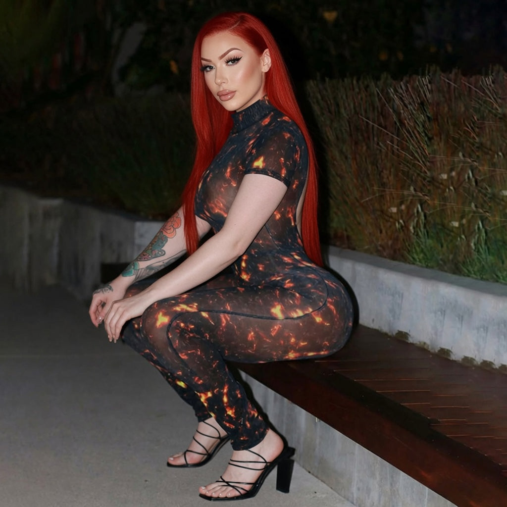Ember Mesh Jumpsuit