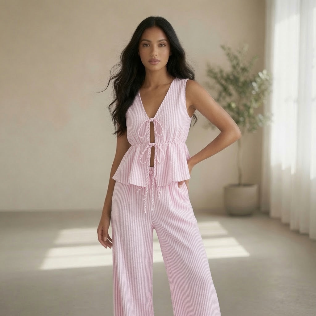 LunaFlow™ Wide Leg Two Piece Set