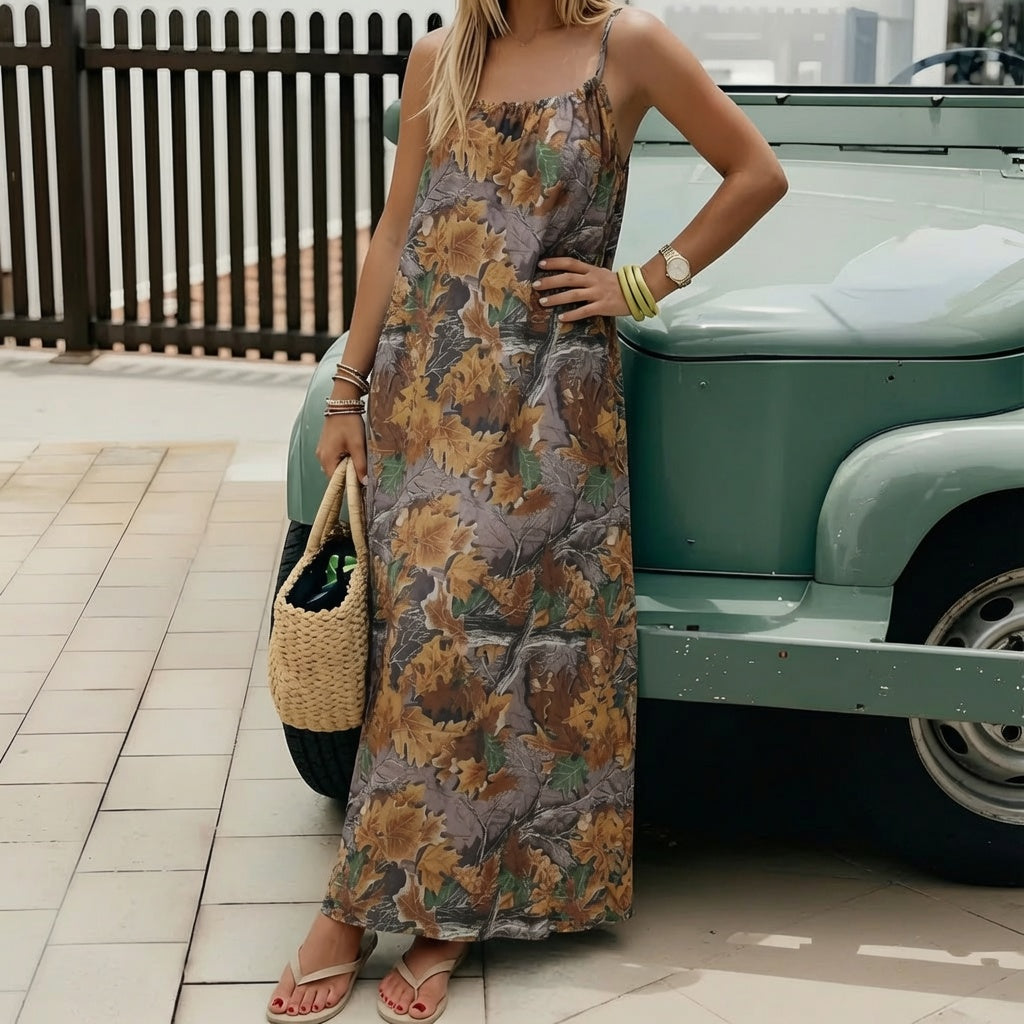 Isla Boho Floral Maxi Dress