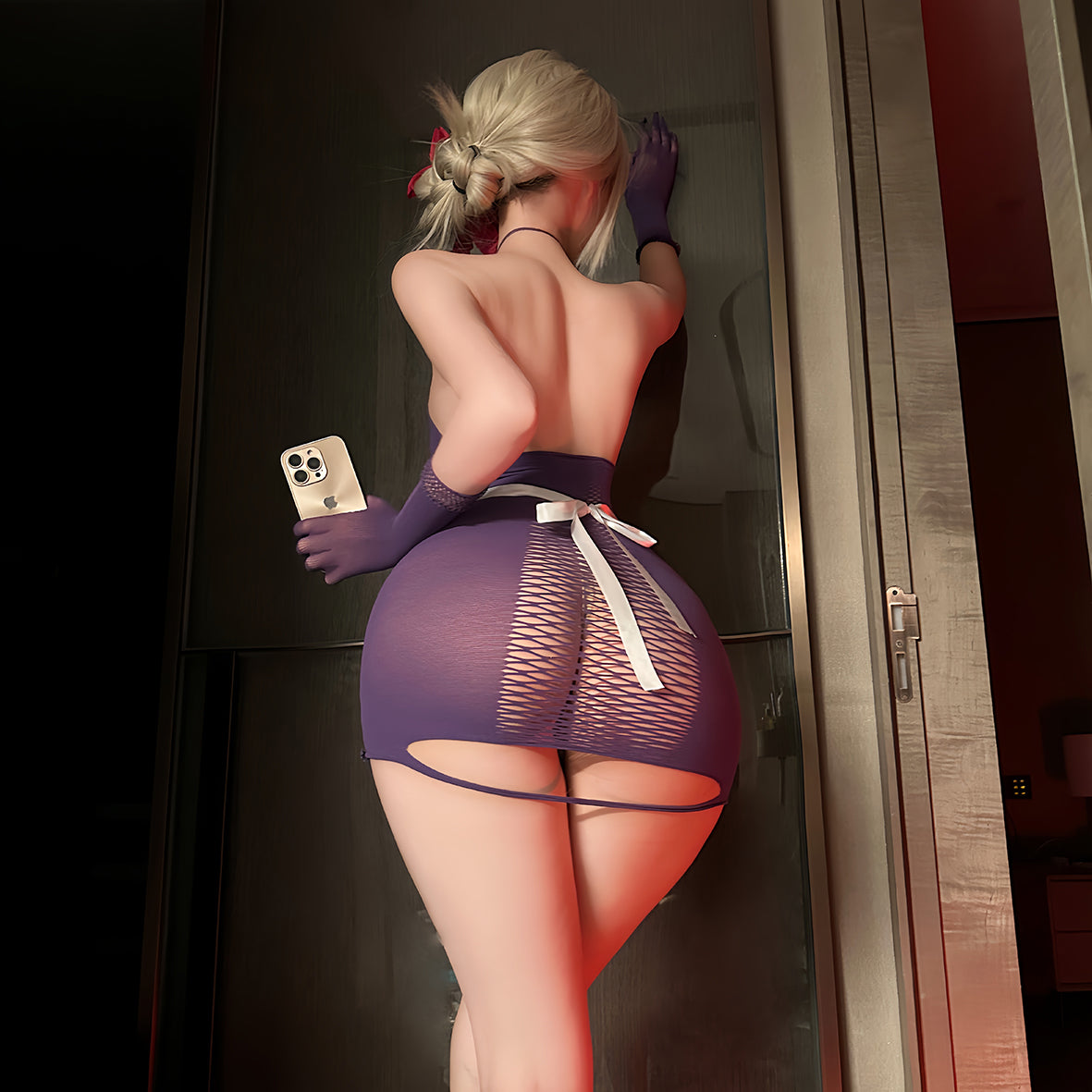 LY Maid Mesh Clothing