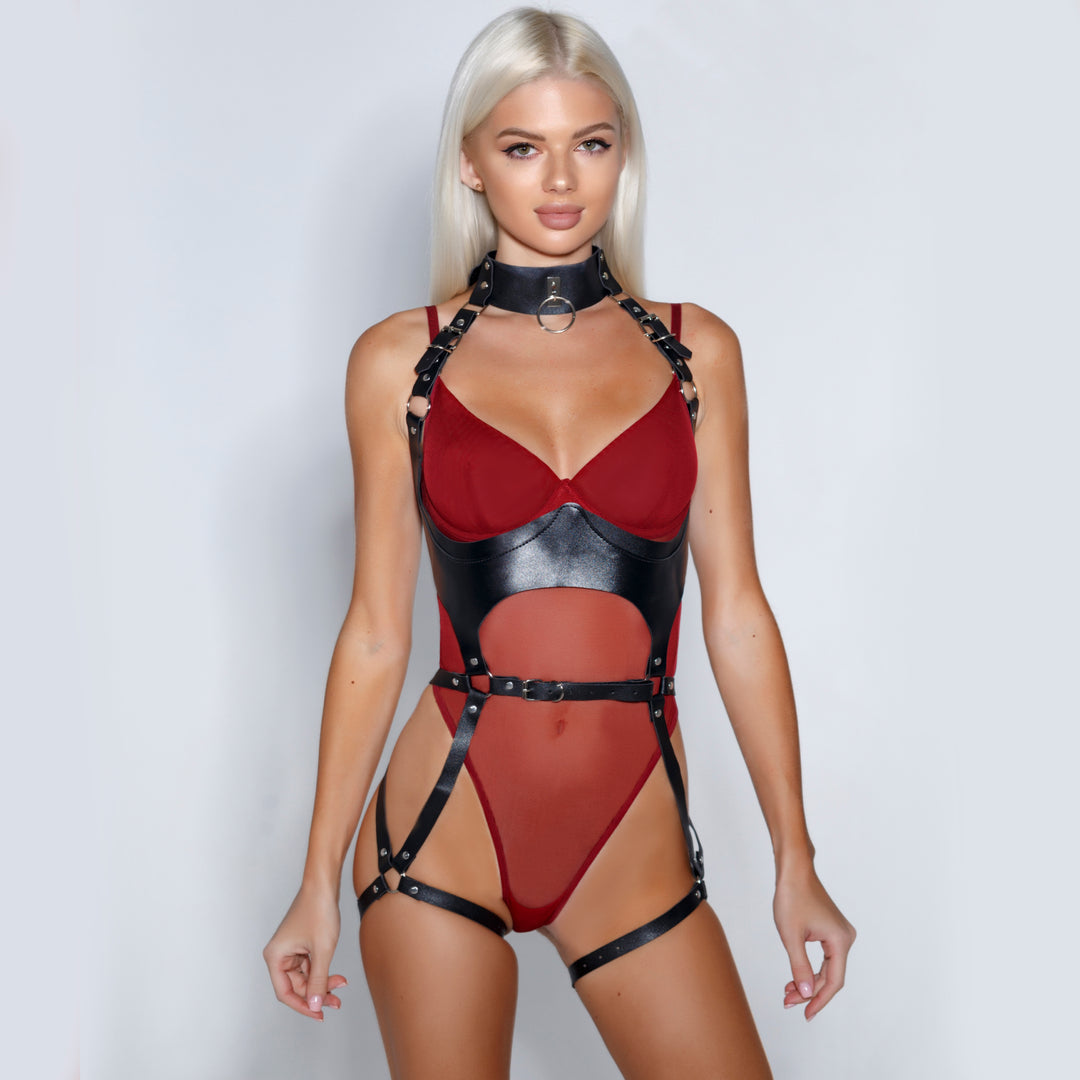 Anna Leather Bondage